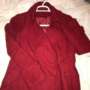 Red Peacoat